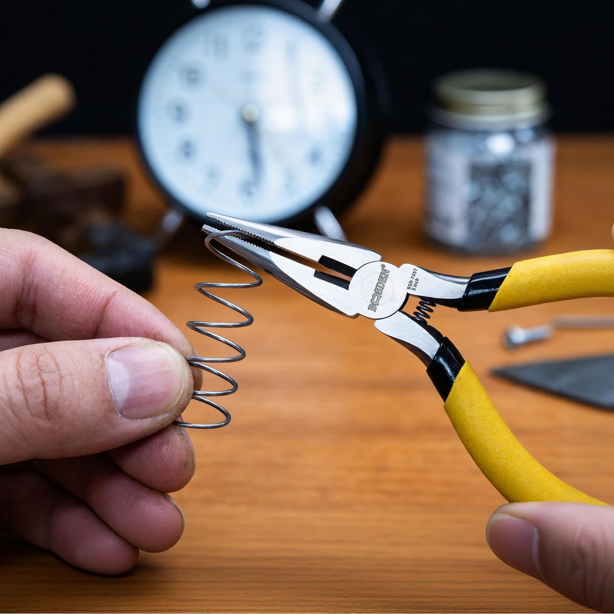 BOOSDEN precision pliers for delicate wire bending and electronics tasks.