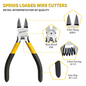 BOOSDEN ergonomic rubber-handle cutters reduce hand fatigue during crafting