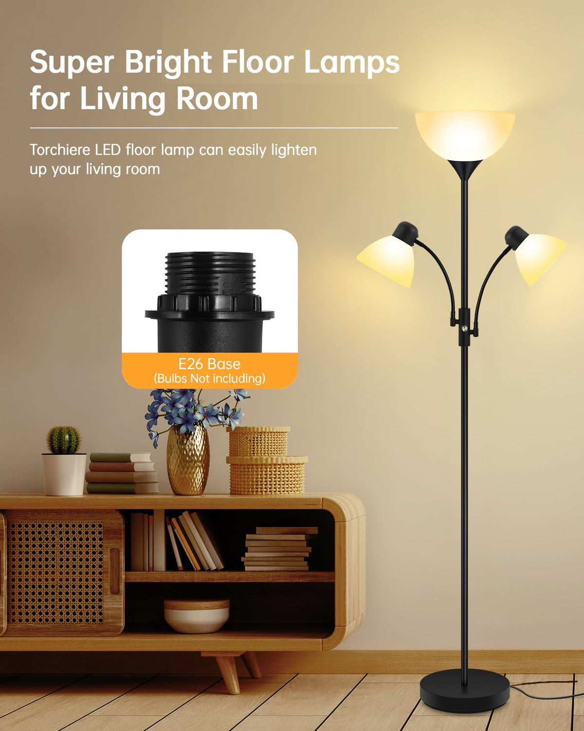 BoostArea lamp with dual reading lamps and gooseneck for flexible task lighting.