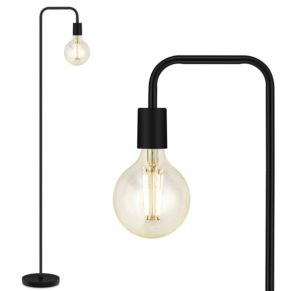 BoostArea floor lamp full view shows modern industrial design for living spaces