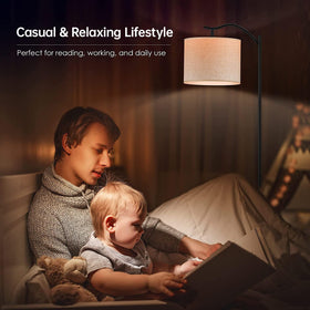 BoostArea footswitch floor lamp offering hands-free operation