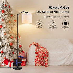 BoostArea LED arc lamp providing stylish overhead light for reading