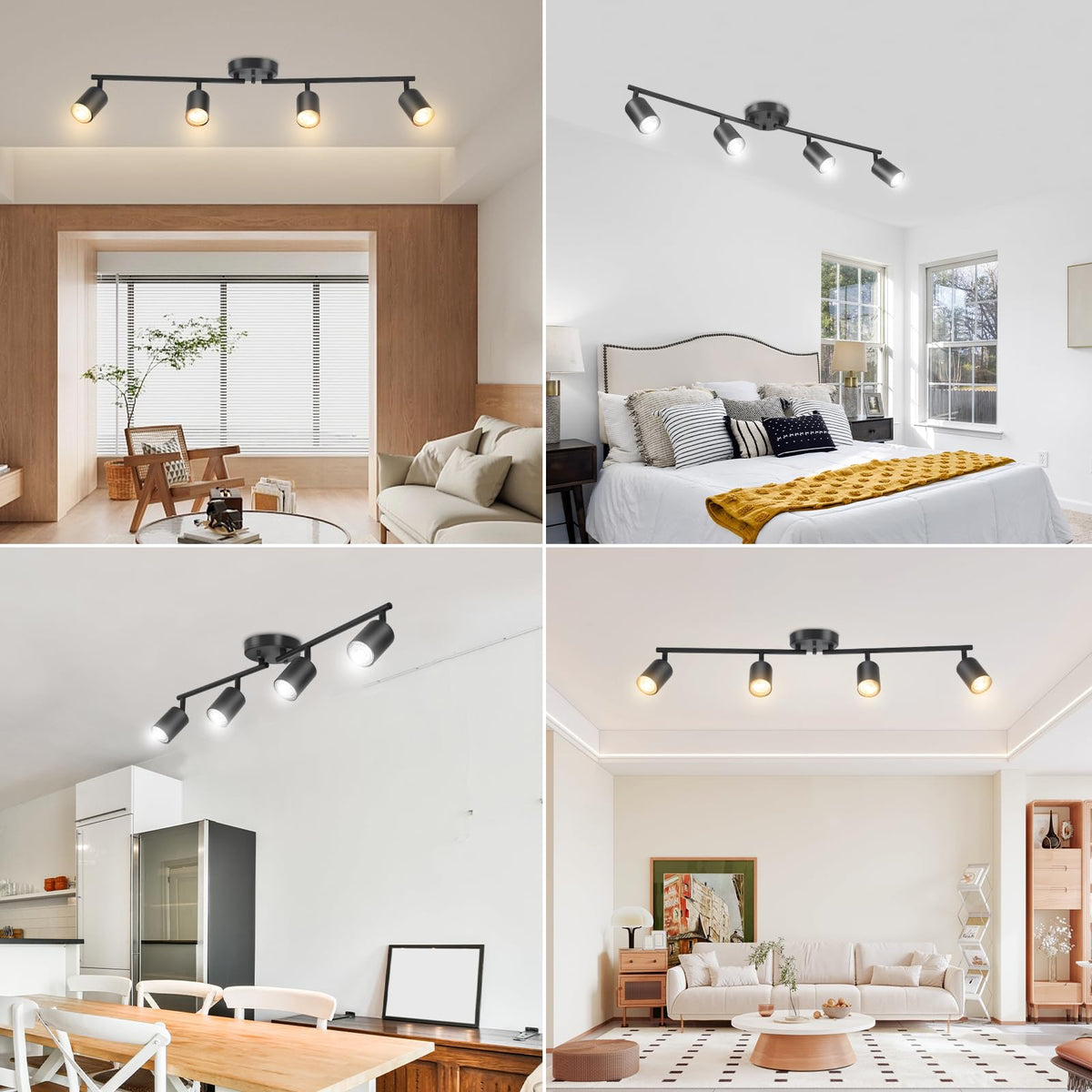 BoostArea matte black ceiling canopy enables easy ceiling mount installation.