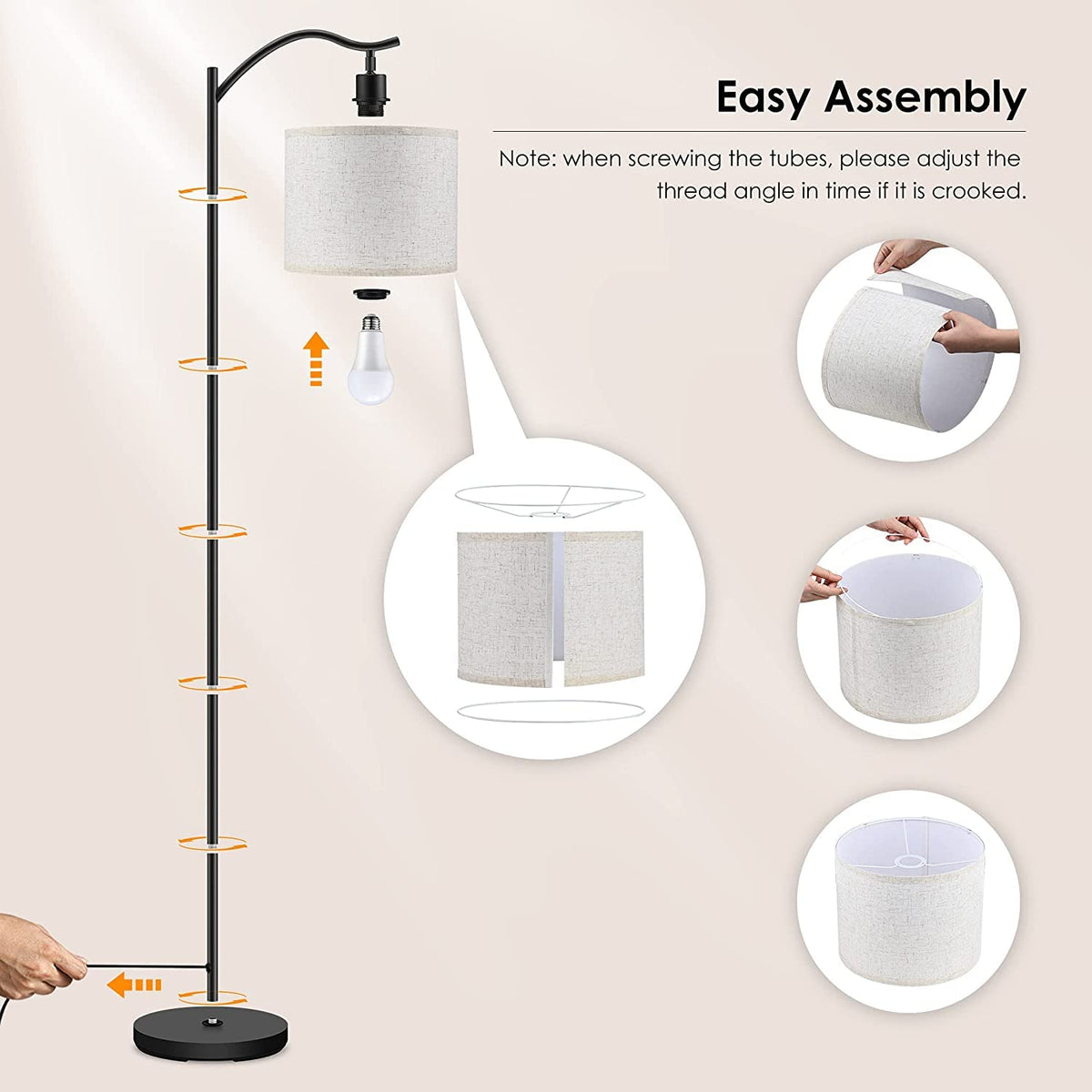 BoostArea lamp compatible with smart devices for home automation