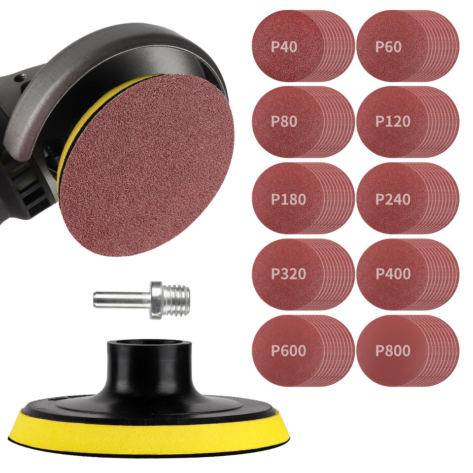Boounyatin 4-inch sanding discs set for metal and wood finishing