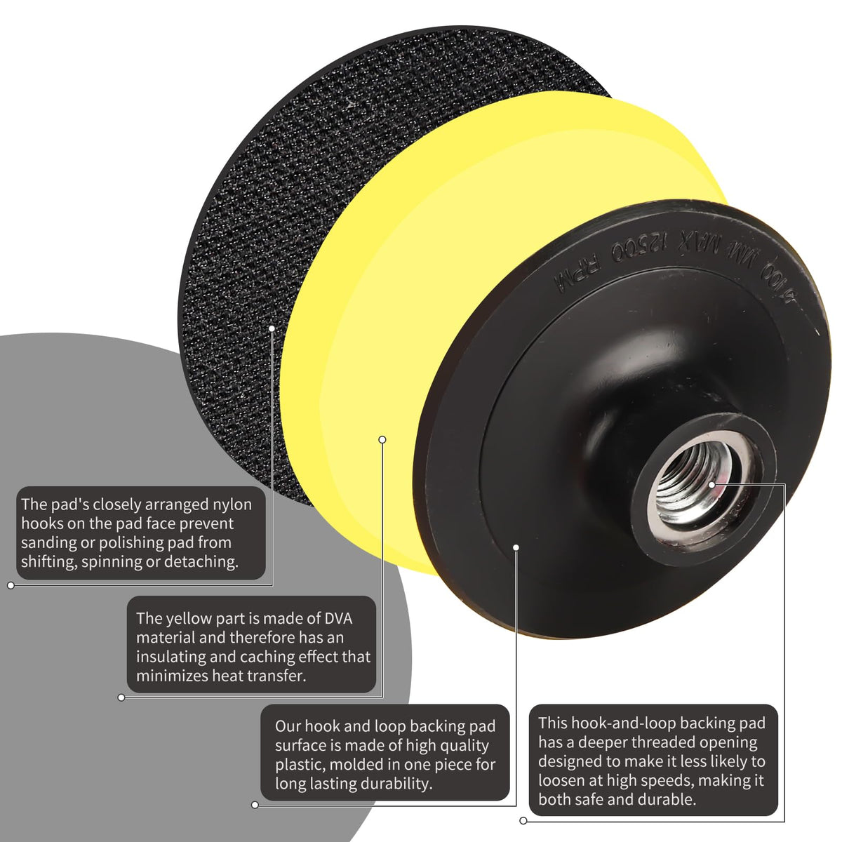 Boounyatin drill adapter included turns a drill into a precise sanding tool