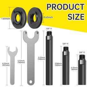 Boounyatin 3-inch extension rod shown for close-space grinding