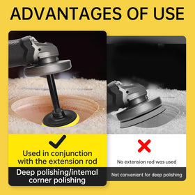 Boounyatin 4-inch extension rod shown for reach around corners