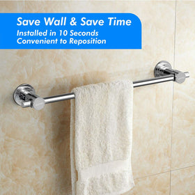Adhesive discs included with BOPai towel bar for uneven surfaces