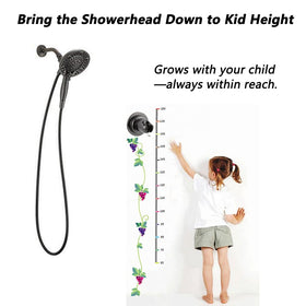 BOPai holder fits standard 3/4 inch showerheads for secure fit.
