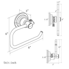 BOPai no-drill installation for quick bathroom upgrades.