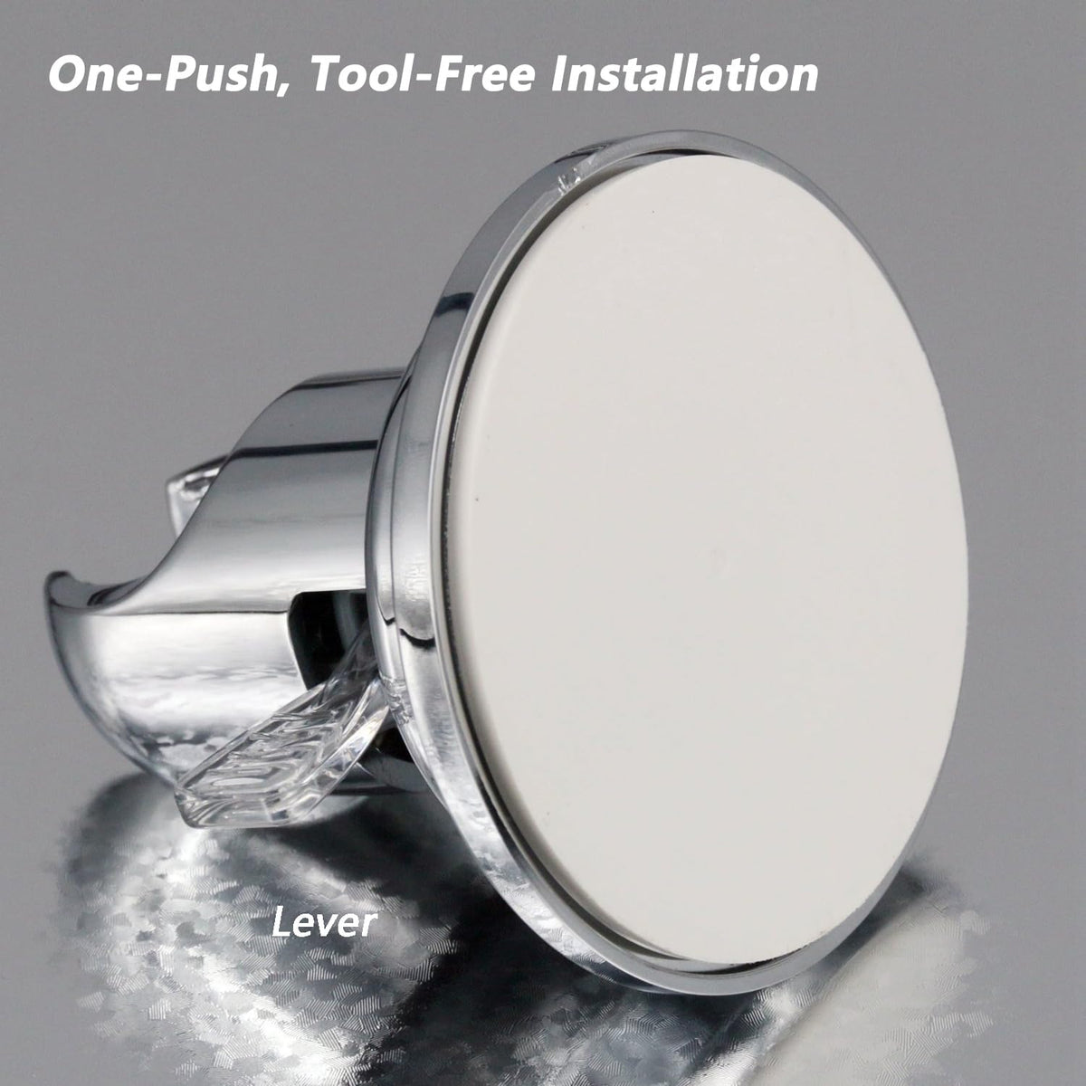 BOPai premium chrome finish resists corrosion in steamy bathrooms.