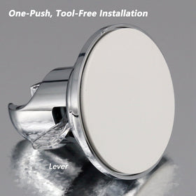 BOPai premium chrome finish resists corrosion in steamy bathrooms.