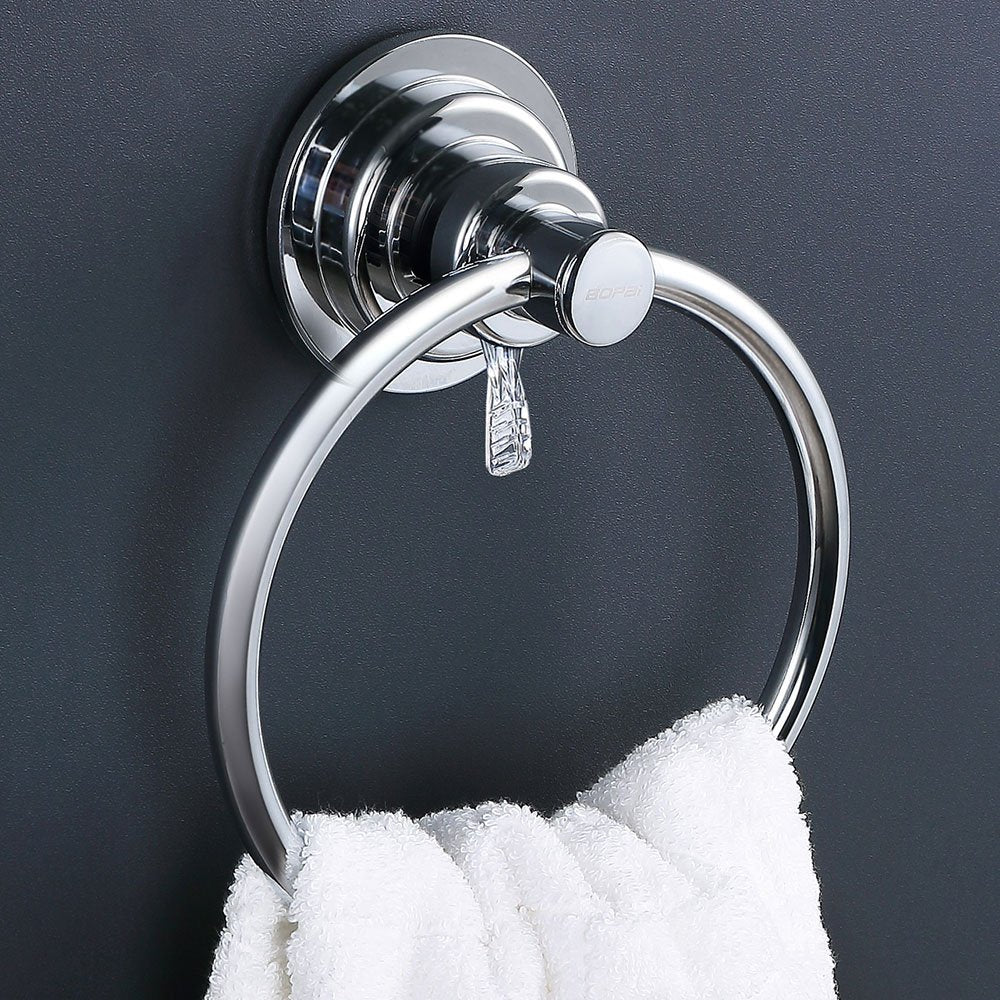 Close-up of BOPai suction cup showing airtight seal for secure hold.