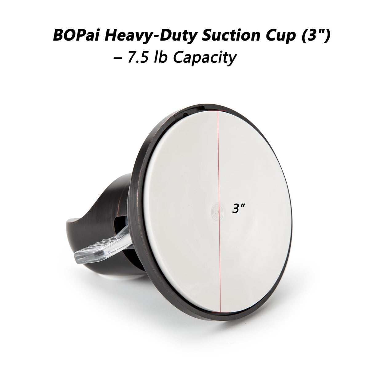 Vertical mount design from BOPai allows effortless height adjustment.