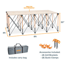 BORA Centipede open setup, ready to tackle heavy-duty tasks.