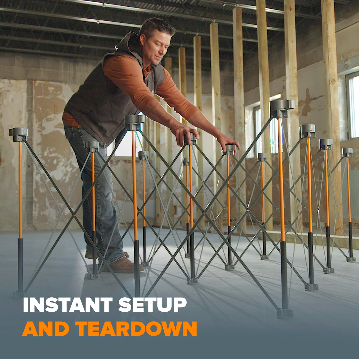 BORA Centipede 4500-pound capacity enables heavy-duty projects.