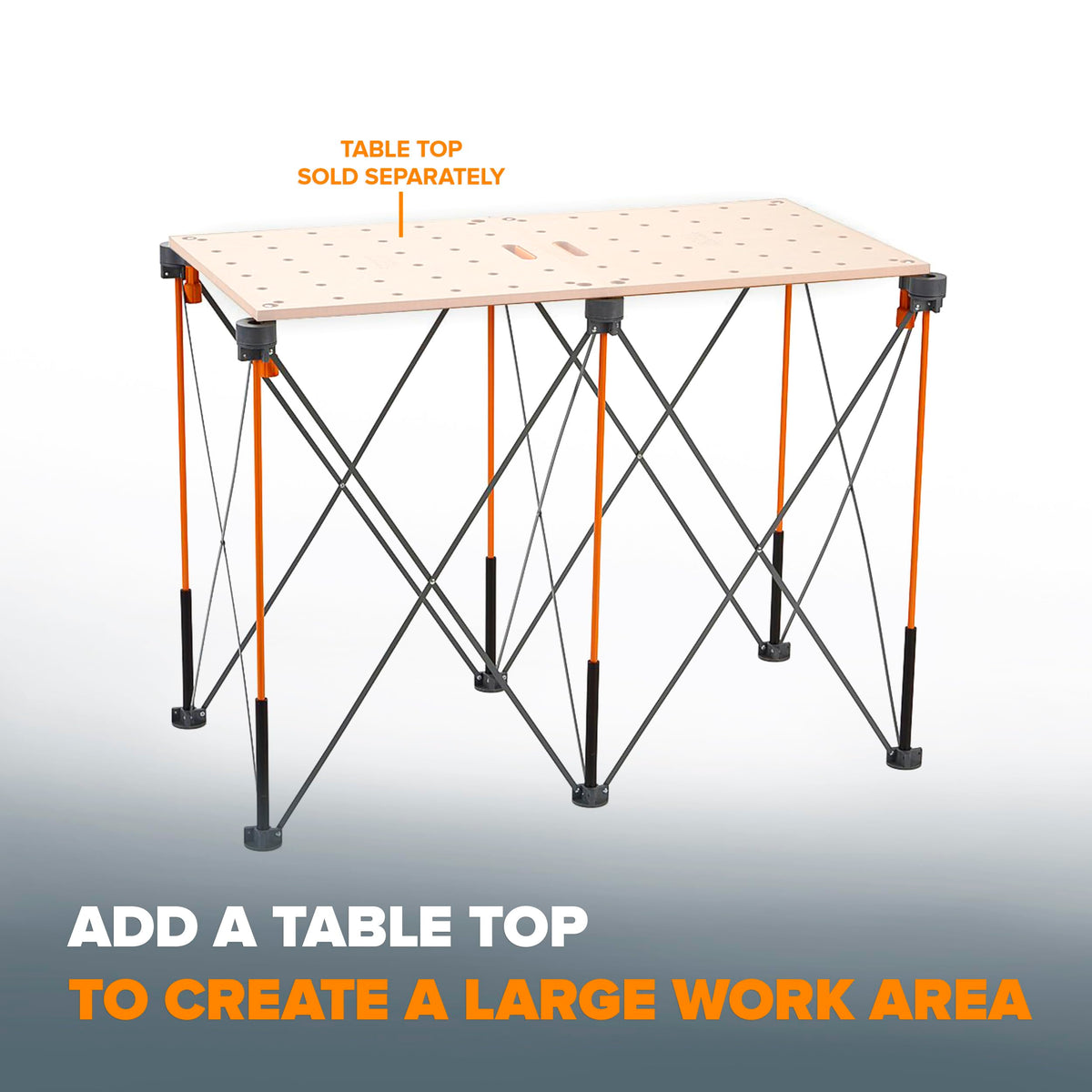 BORA Centipede expandable with accessories to customize the setup
