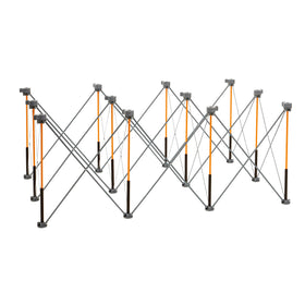 BORA Centipede folding-setup shows quick portable workspace.