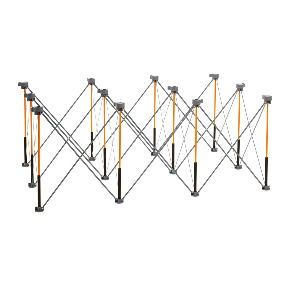 BORA Centipede folding-setup shows quick portable workspace.