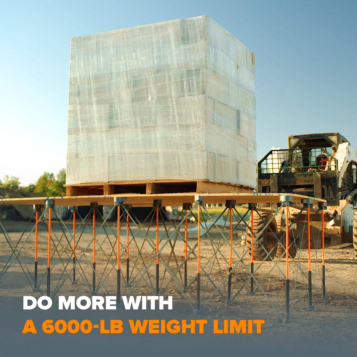 Rotating P-Tops enable versatile tool mounting and safe contact points.