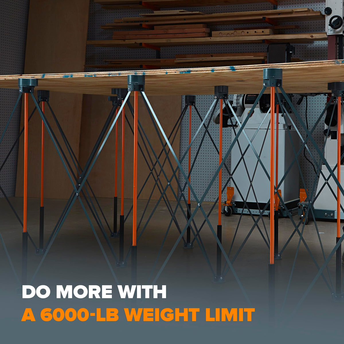 BORA Centipede quick setup delivers an instant work surface.