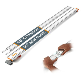 BORA NGX clamp-edge guide 100-inch rail for precise straight cuts
