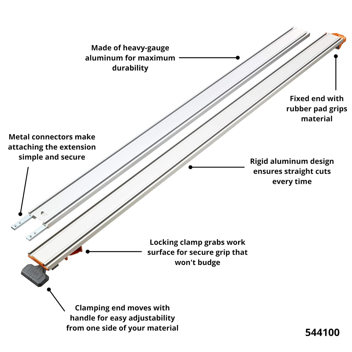 BORA NGX dual T-track system adds versatile accessory rail