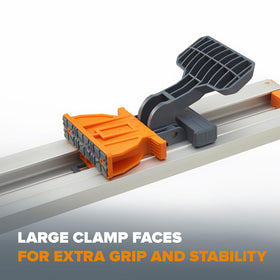 BORA NGX heavy-duty aluminum construction for stable, durable saw guides