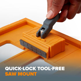 BORA NGX Saw Plate RT smooth-cut path reduces waste and rework.