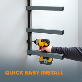 BORA PBR-004B secure wall-mount brackets simplify installation and stability.