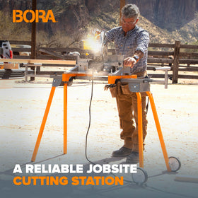 BORA PM-4000 fits 12-inch miter saws including compound sliding