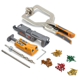 BORA Pro compact pocket hole jig ready for precise joints in tight spaces.