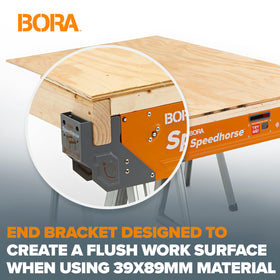 BORA Speedhorse delivers up to 1800 pounds of capacity for heavy-duty tasks.