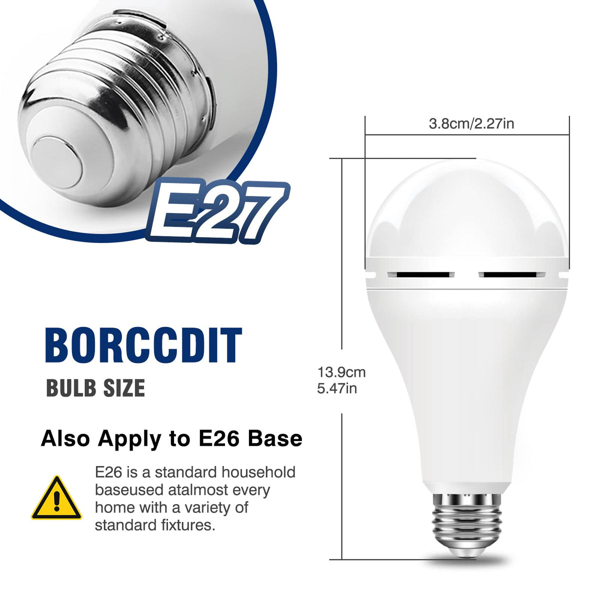 BoRccdit A21 6500K daylight LED for crisp task lighting