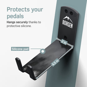 Borgen wall mount supports up to 30 kg for sturdy indoor storage.