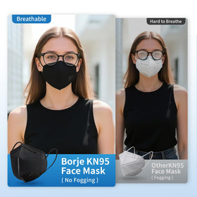 Borje KN95 worn in crowded places supports daily protection