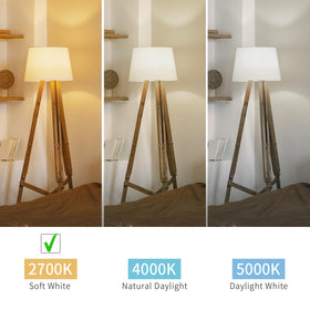 BORT E26 base fits standard fixtures, enabling versatile home lighting.
