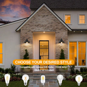Bosceos versatile indoor-outdoor fixtures complement modern, farmhouse, or rustic decor.