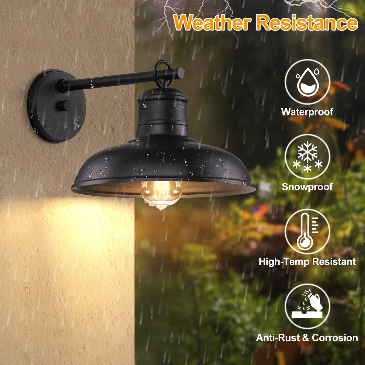 Bosceos ceramic E26 socket supports safer heat and bulb variety.