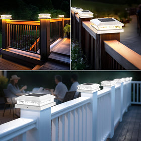 Bosceos house-shaped cap light creates prism-like patterns.