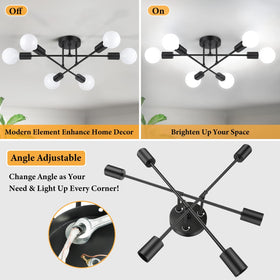 Bosceos adjustable arms let you target lighting where needed.