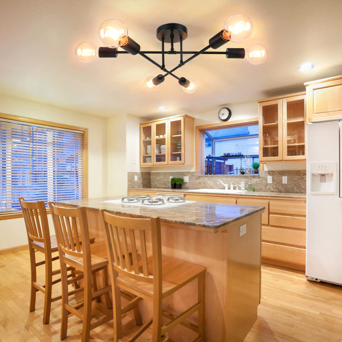 Bosceos anti-rust finish ensures durable, long-lasting ceiling lighting.