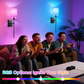 Bosceos remote control allows effortless lighting adjustments.