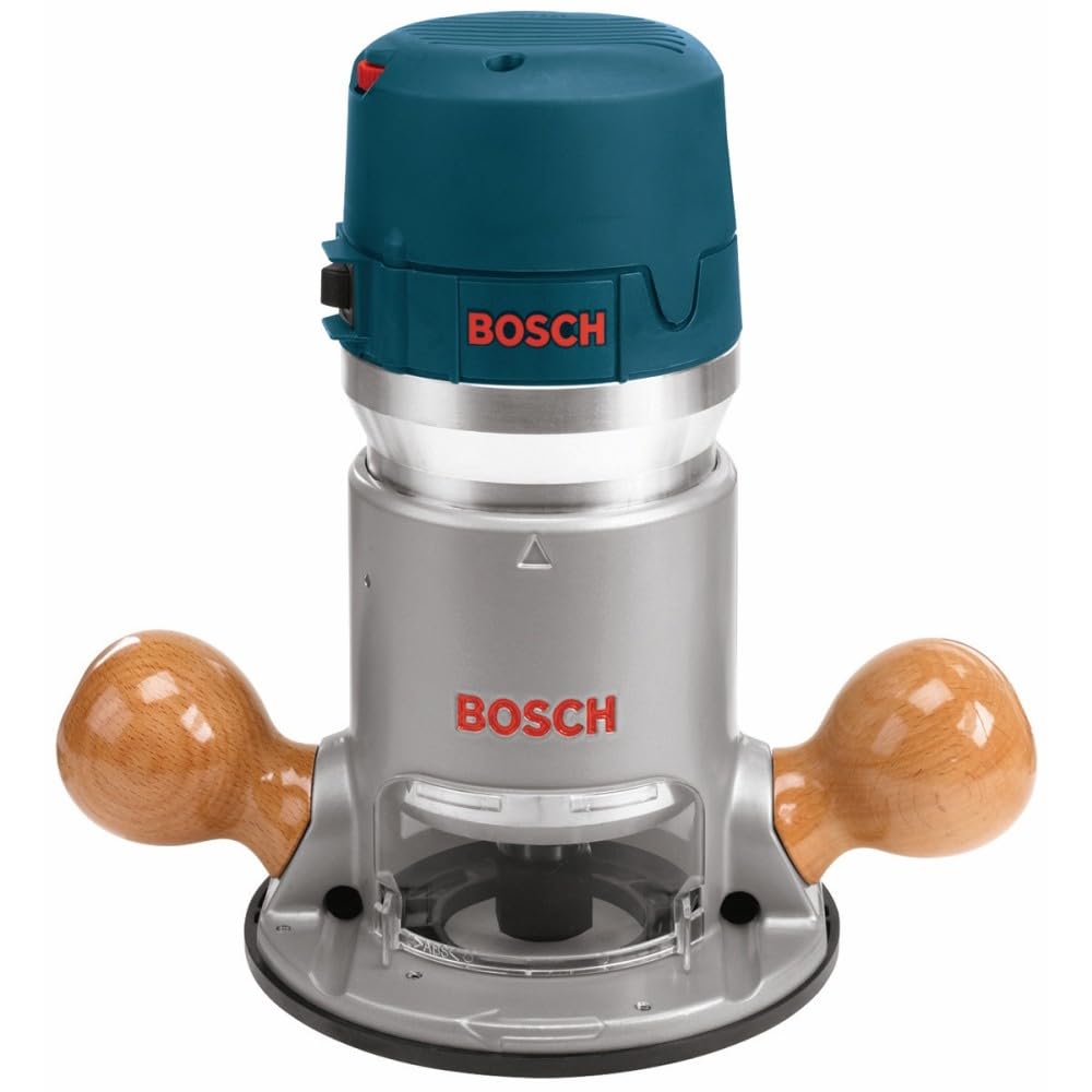 Bosch 1617EVS router 12amp motor enables precise edge routing.