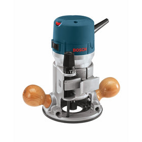 Bosch 1617EVS microfine bit-depth adjustment allows precise plunge depth control.