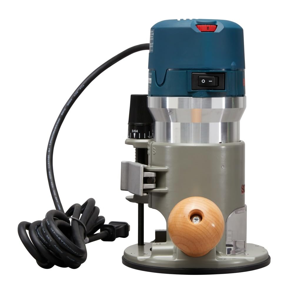 Bosch 1617EVSPK 2-inch sub-base opening improves visibility and bit choice.