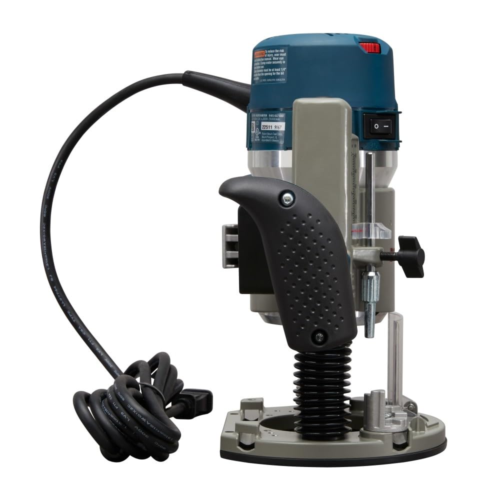 Bosch 1617EVSPK carrying case stores all components neatly.