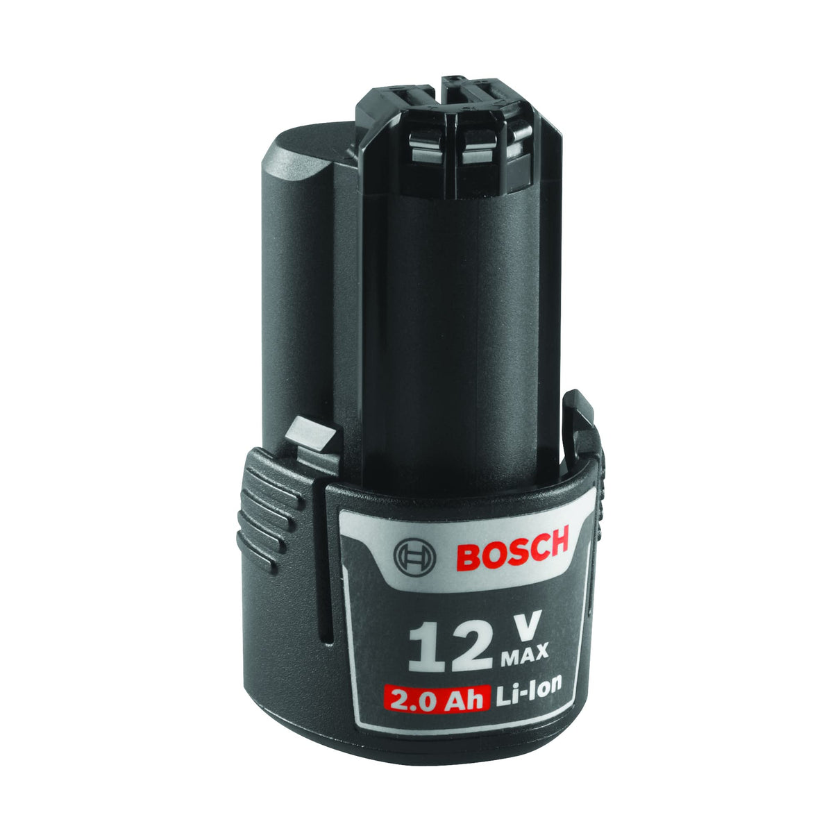 Bosch BAT414-2PK product label, clear specs and 12V Max compatibility.