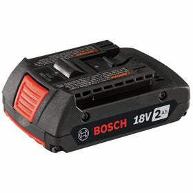 Bosch BAT612 close-up, lightweight 2Ah design for overhead work